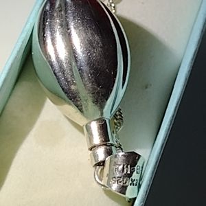 Sterling Silver Perfume Bottle w/Applique